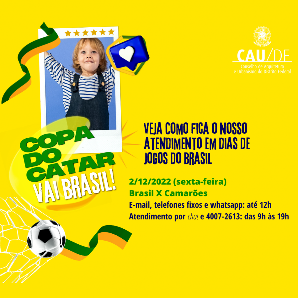 Copa do Mundo: veja o que abre e o que fecha no DF durante Brasil x  Camarões, nesta sexta-feira (2), Distrito Federal